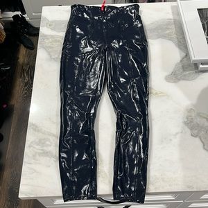 Spanx Faux patent leather leggings